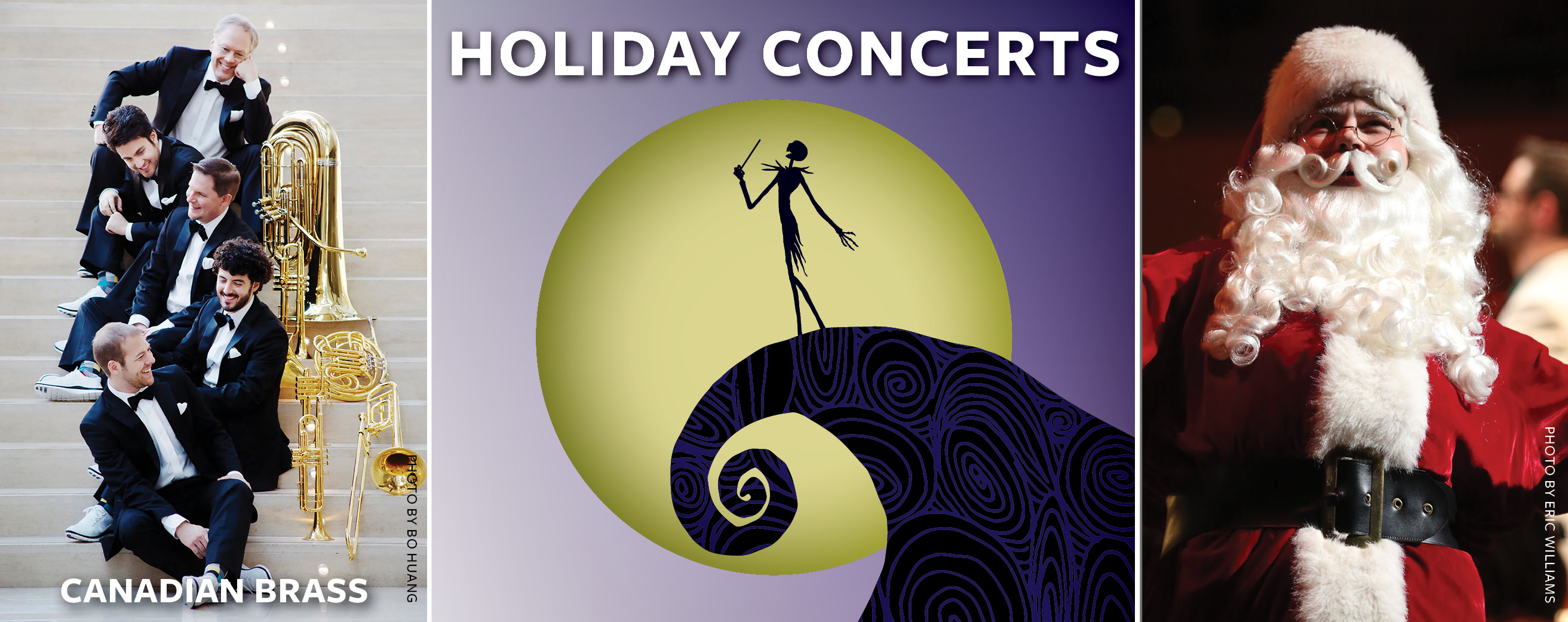 holiday concerts promotional banner