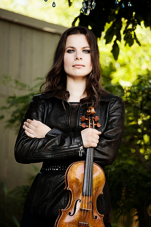 Violinist Bella Hristova. Photo by Lisa-Marie Mazzucco