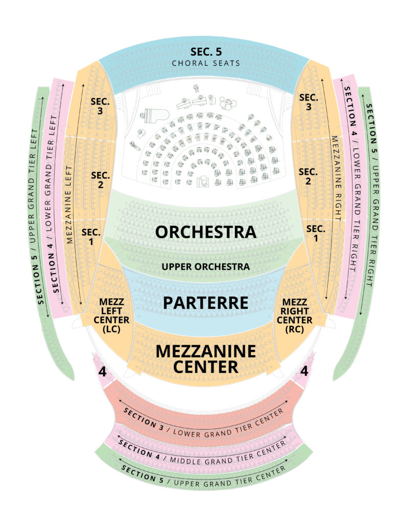 Symphony Concert Seating Chart | Kansas City Symphony