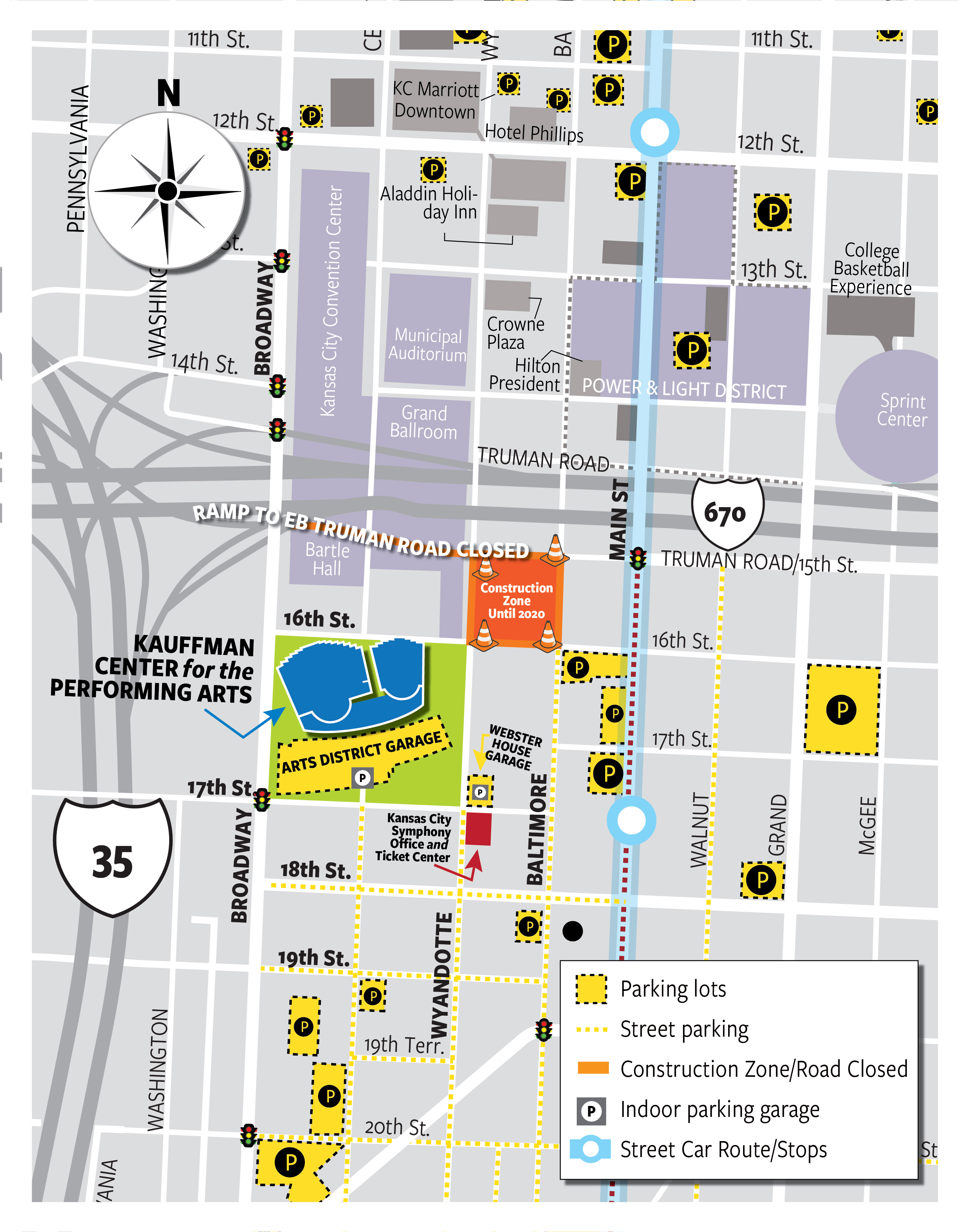 downtown kc parking map