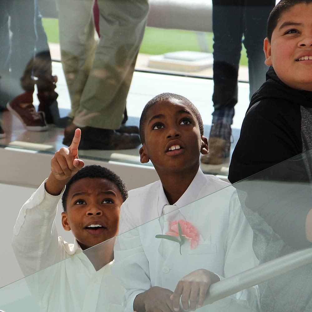 children at the Kauffman Center