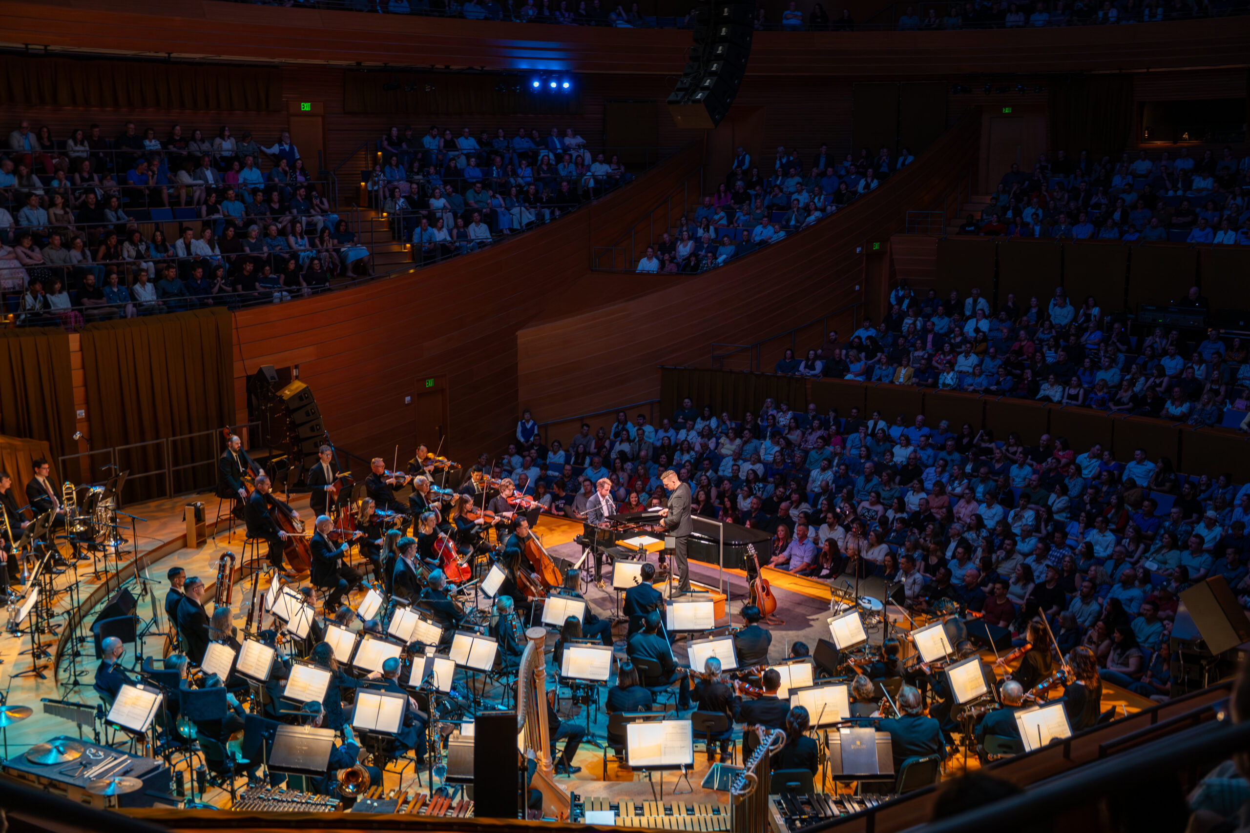 The Kansas City Symphony plays in Helzberg Hall.